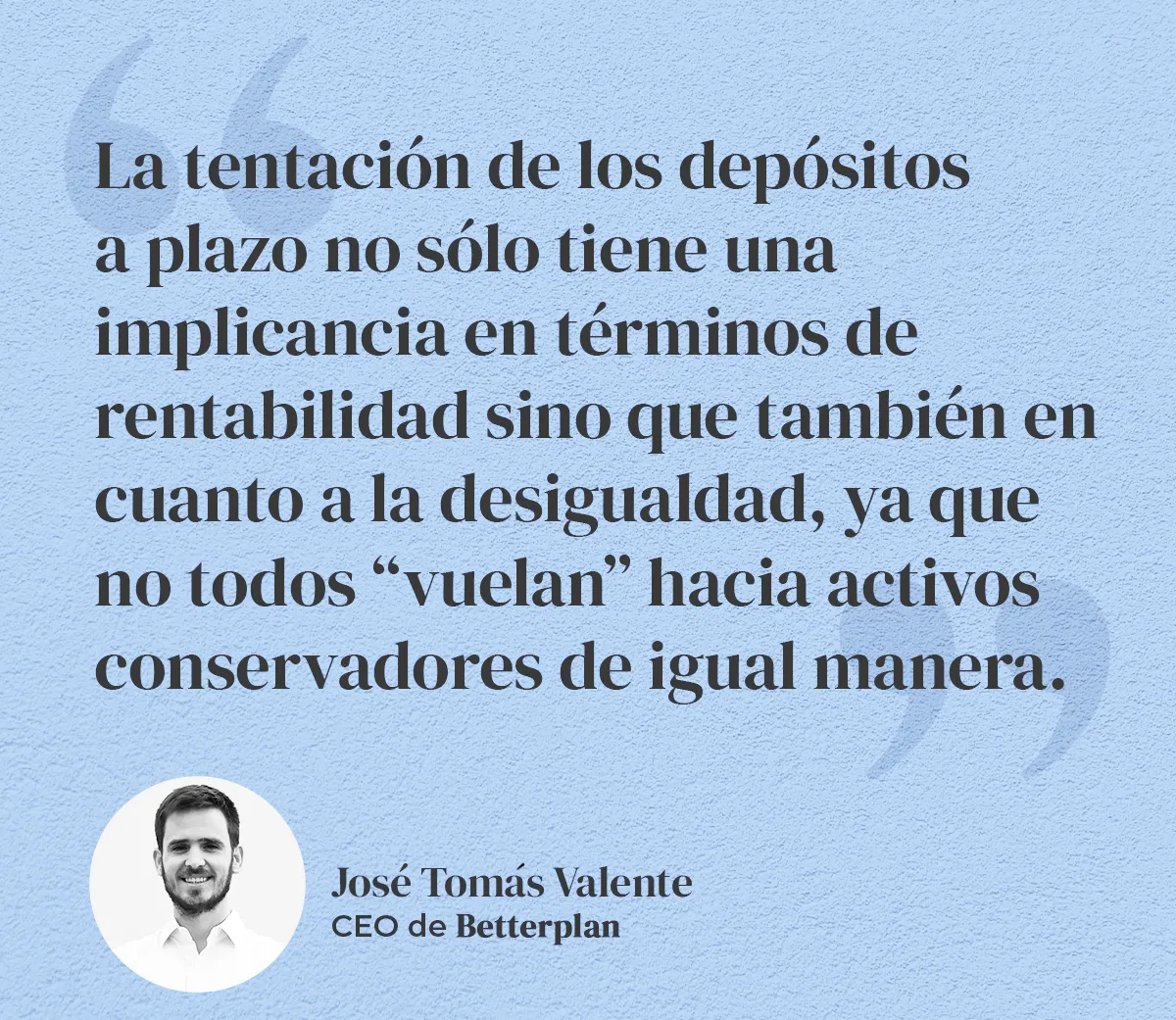 La tentación de los depósitos a plazo