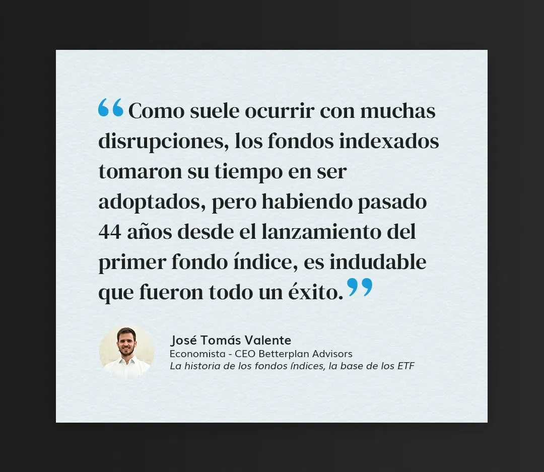 La historia de los fondos índices, la base de los ETF
