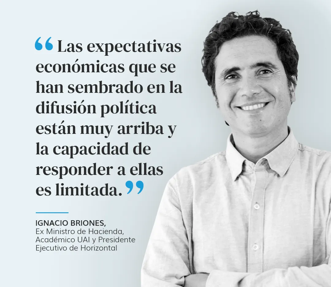 Ignacio Briones: “Estamos viviendo un espejismo económico”